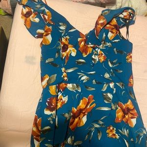 Blue flower dress